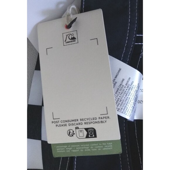 💥NWT💥 QUIKSILVER Men's Original Straight Leg 18" Boardshorts Checkerboard - Picture 11 of 15